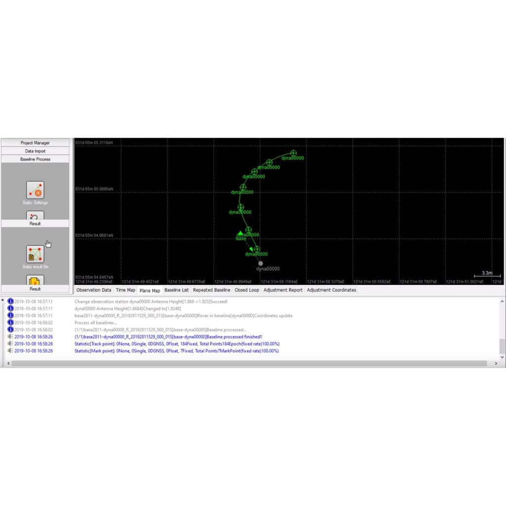 eSurvey GEOSolution Post-Processing Software - Bench Mark USA