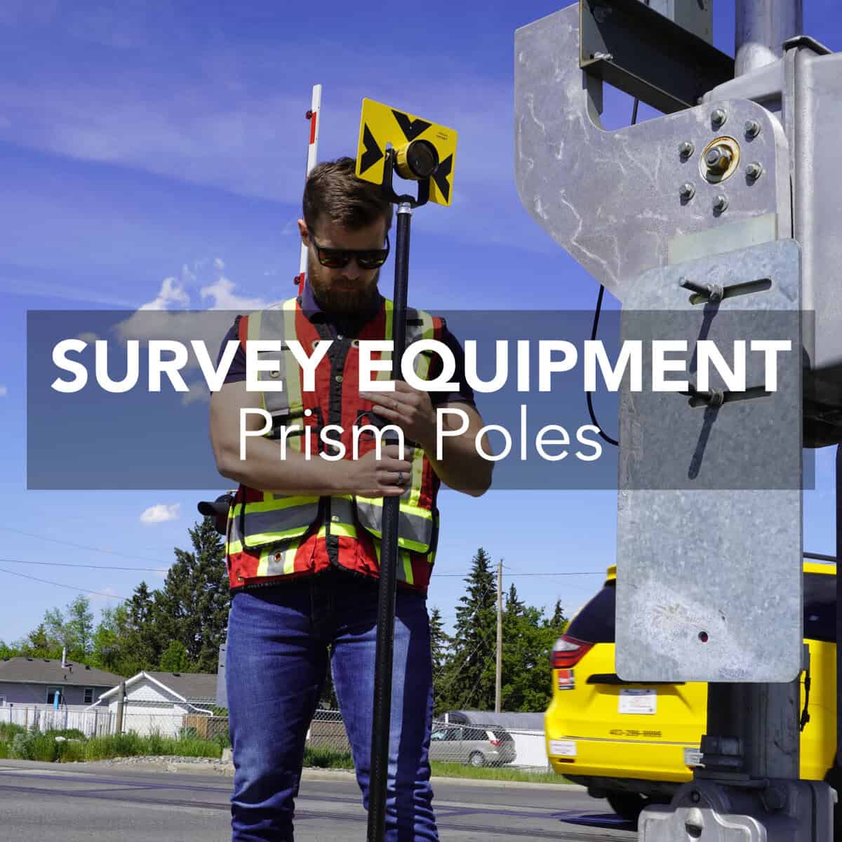 Surveying Instruments - Prism Poles
